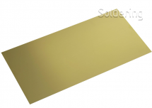 Mosazná deska Modelcraft, 400 x 200 x 1 mm